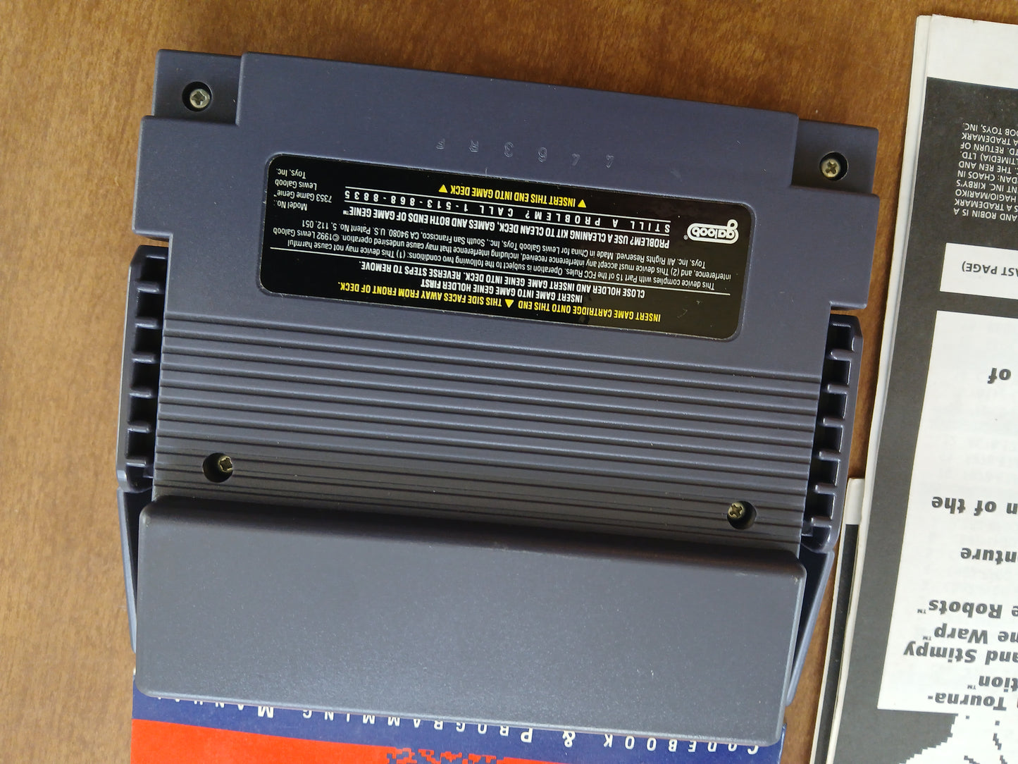 SNES Game Genie complete with original paperwork - RetroFixes LLC