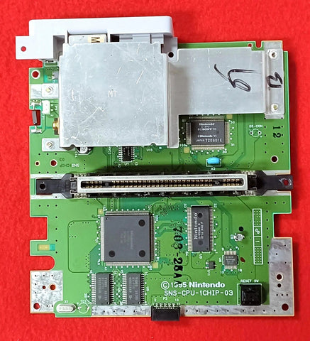 Super Nintendo SNES 1 Chip - 03 Motherboard Replacement