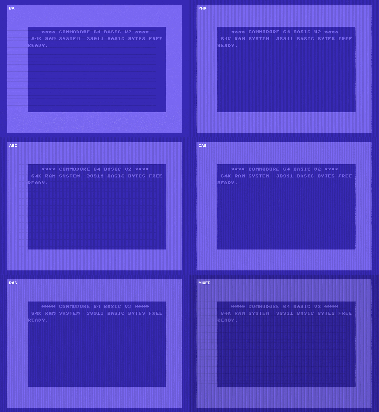 Commodore C64 / 64C JailBar Eliminator LumaFix64 Kit - RetroFixes LLC