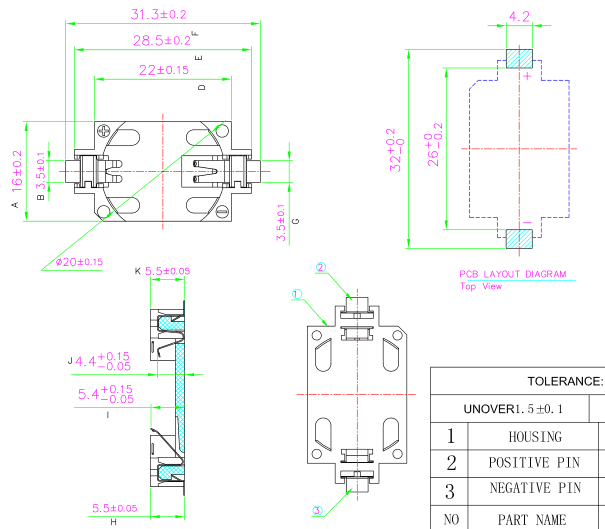 Battery Holder Upgrade for NES, SNES, N64, GameBoy Games Fits CR2032 - RetroFixes LLC