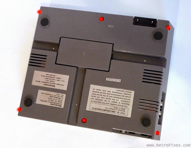 NES Frontloader Replacement Outer Screw Set - RetroFixes LLC