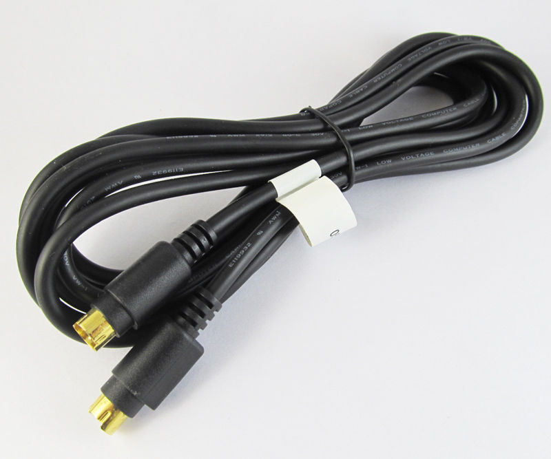 SVideo 4 pin Mini Din Cable Gold Contacts 6' - RetroFixes LLC