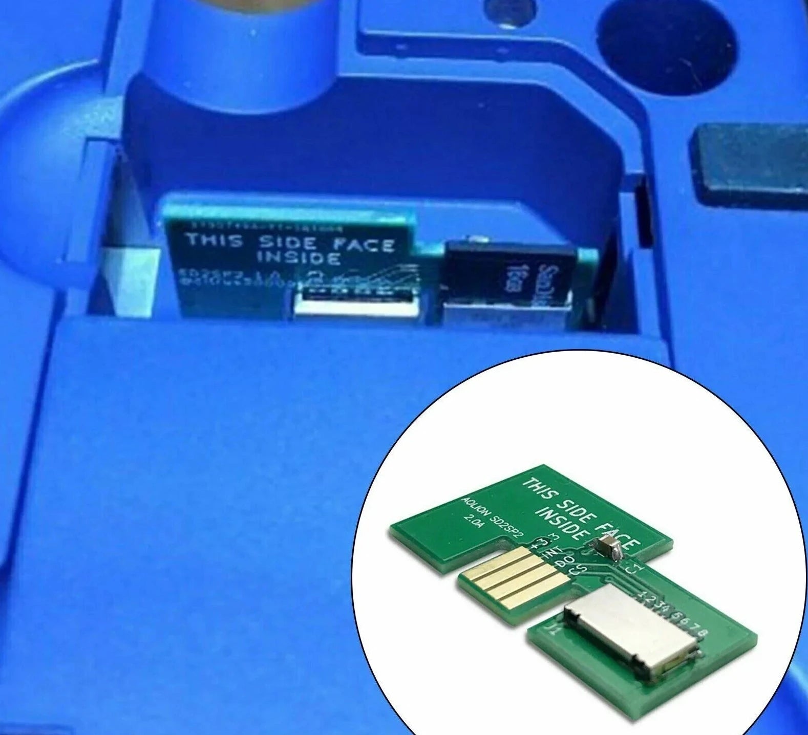 Gamecube Serial Port SD Adapter SD2SP2
