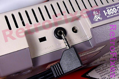 Nintendo NES 101 Top Loader Composite AV Upgrade Service Deluxe 3.5mm AV Upgrade