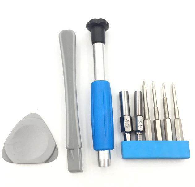 Retro Game Repair Tool Kit Includes 4.5mm 3.8mm Bit + TriWing + More ...