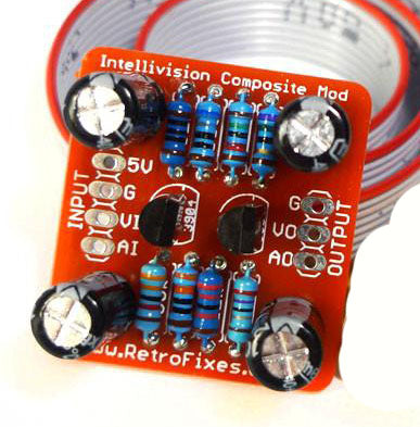 Intellivision Composite Upgrade Kit Intellivision Composite Amp