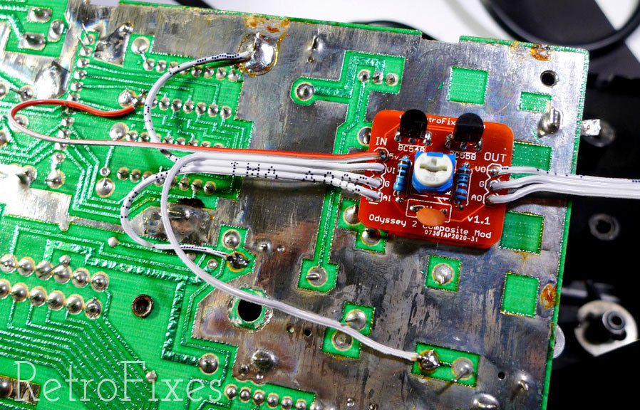 Magnavox Odyssey 2 Composite Upgrade
