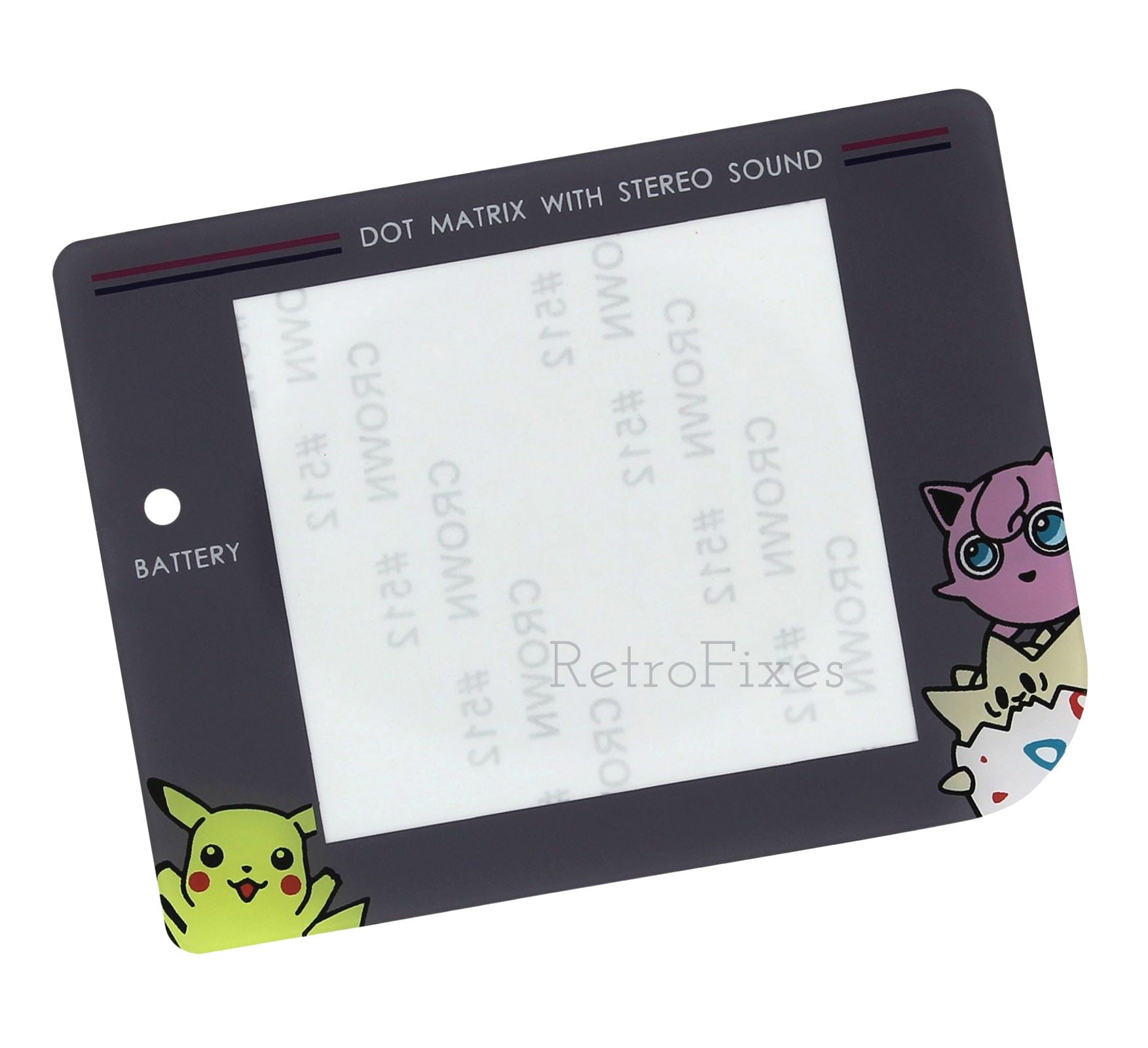 Pokemon Gameboy Original DMG Replacement Screen - RetroFixes LLC