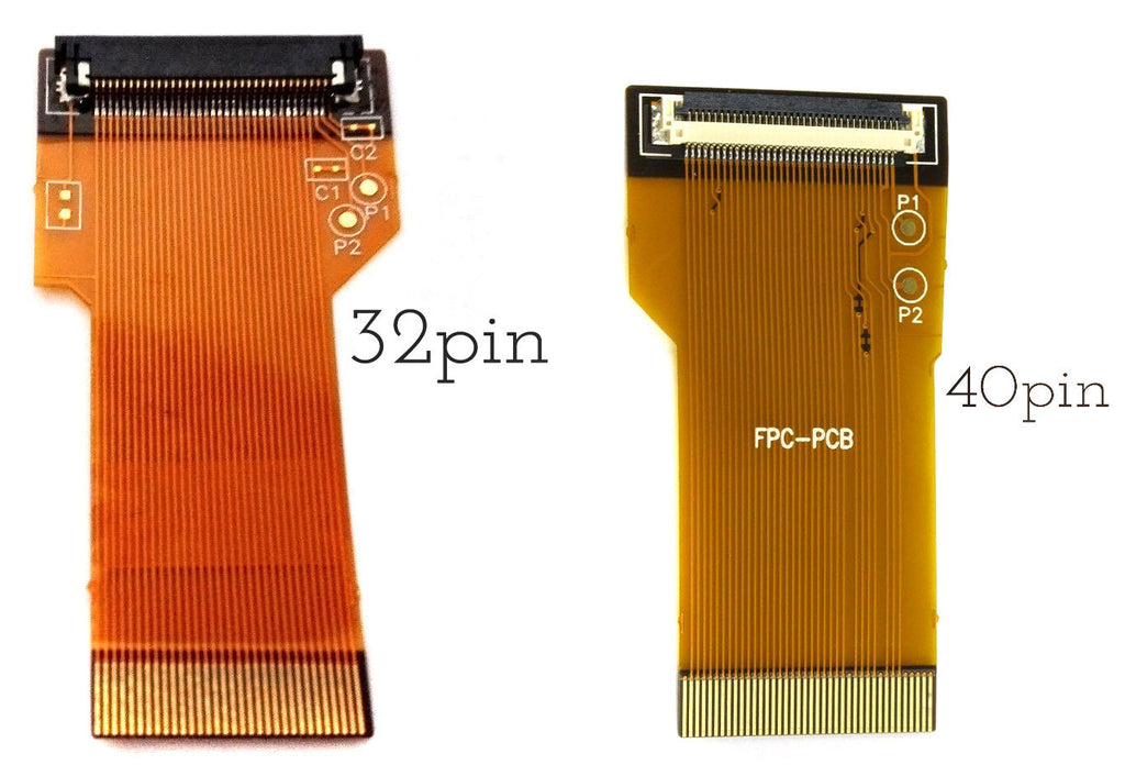GBA 32 or 40 Pin Adapter Ribbon Cable - Backlight Mod - RetroFixes LLC