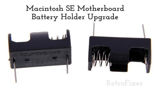 Macintosh SE PRAM Motherboard Battery Holder Upgrade Mac PRAM Holder Only
