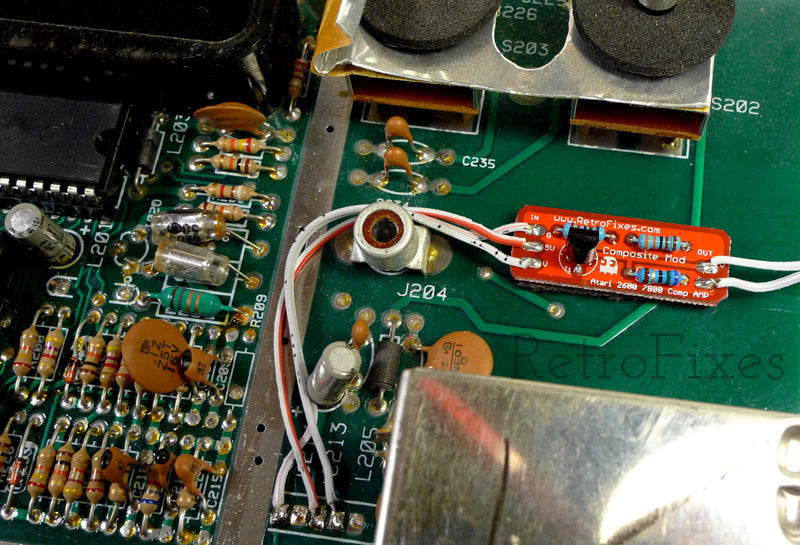 Atari NTSC 2600 Jr & Atari 7800 Simple DIY Composite Upgrade Amp