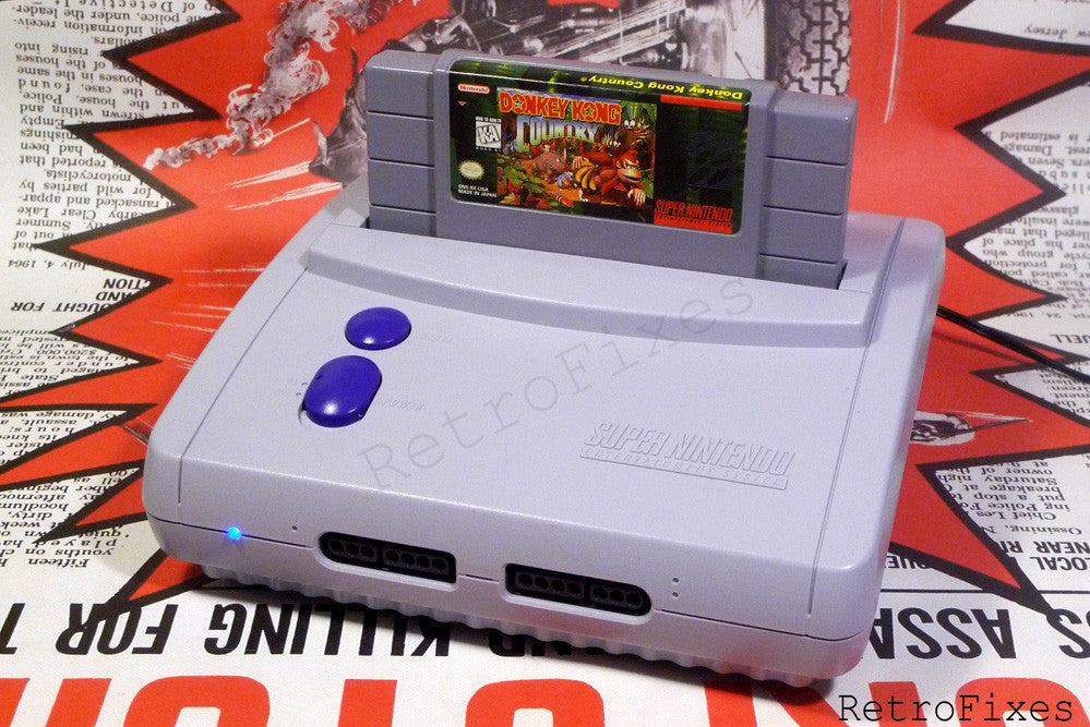 Super Nintendo SNES Jr RGB Console - RetroFixes LLC
