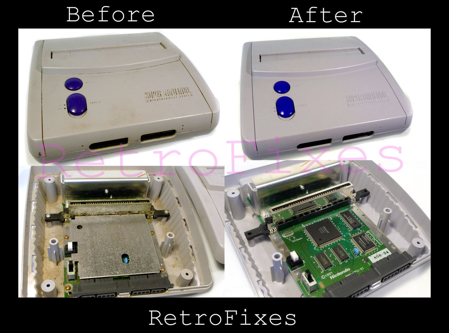 SNES Jr RGB Upgrade Service Deluxe SNES RGB + Svideo Upgrade