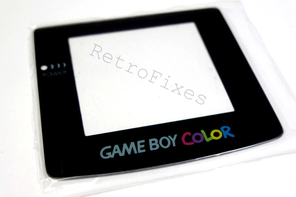 Gameboy Color Replacement Screen Glass or Plastic - RetroFixes LLC