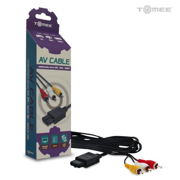 Composite AV Cable for GameCube, N64, SNES