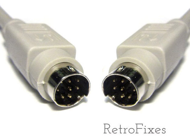 MiniDin 8pin Port & Scart Kit Options (Great for RGB projects) Male to Male Cable Only