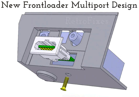 NES Frontloader Multiout Port New Style MultiOut Black port.