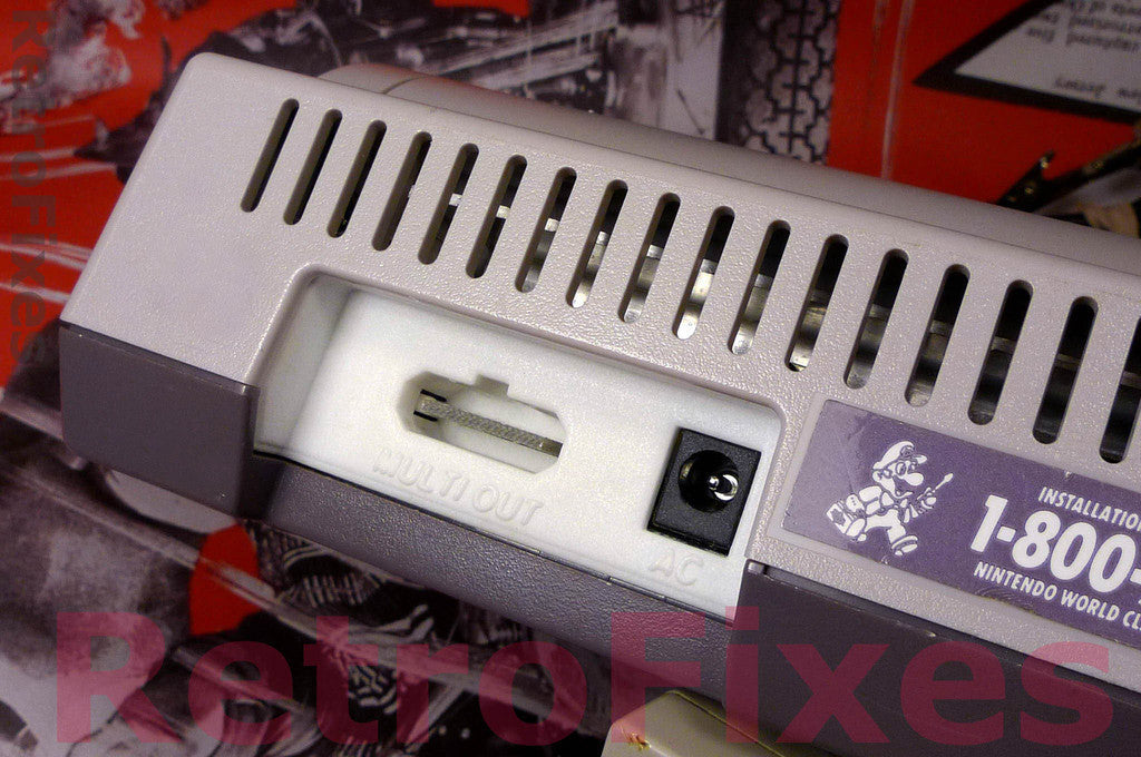 Nintendo NES 101 Top Loader Composite AV Upgrade Service Custom Multiport