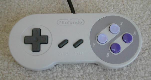 Super Nintendo SNES Original OEM Controller SNS-005 SNES Clean Controller